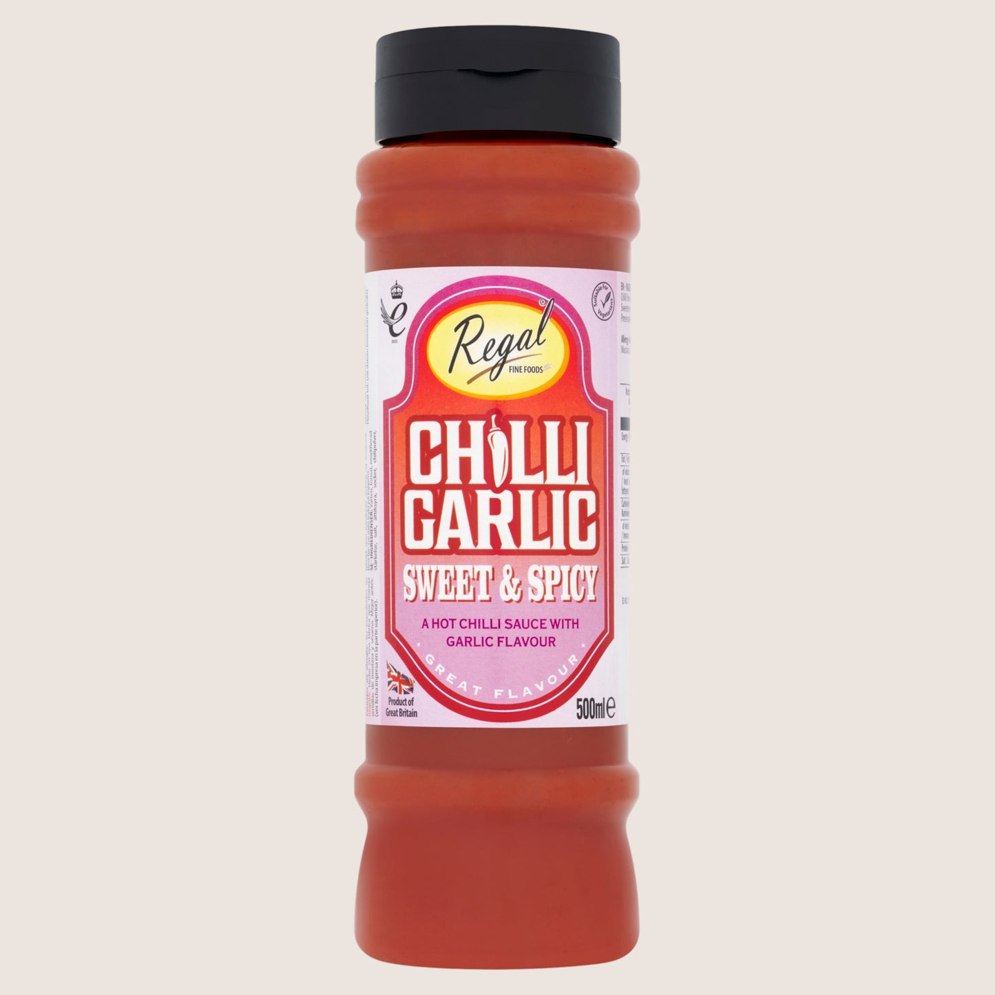 Regal Fine Foods Sweet & Spicy Chilli Garlic No Artificial Additives 500ml