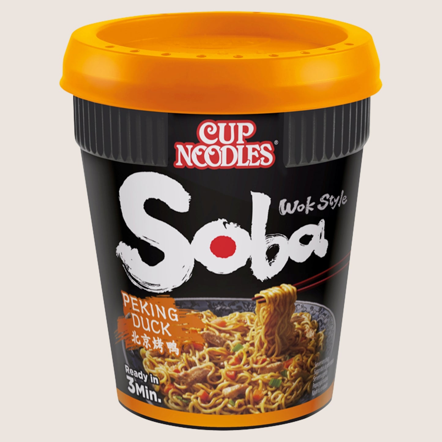 Nissin Nissin Soba Peking Duck Instant Wok Style Noodles Pot King Size 87g