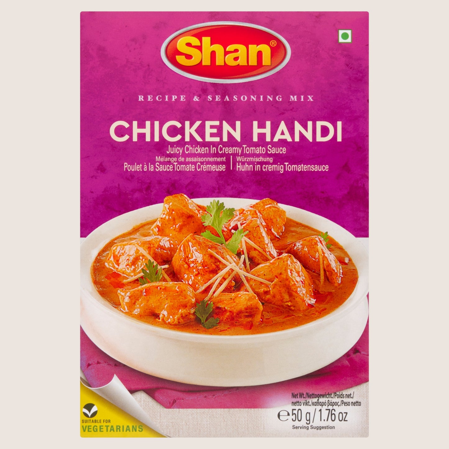 Shan Juicy Chicken in Creamy Tomato Sauce Chicken Handi No Artificial Additives 50g