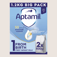 Aptamil 1 First Infant Baby Milk Formula Powder from Birth Big Pack Suitable from Birth 1.2kg