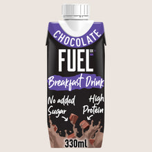 FUEL10K Chocolate High Protein Milk Breakfast Shake Drink High Protein 330ml