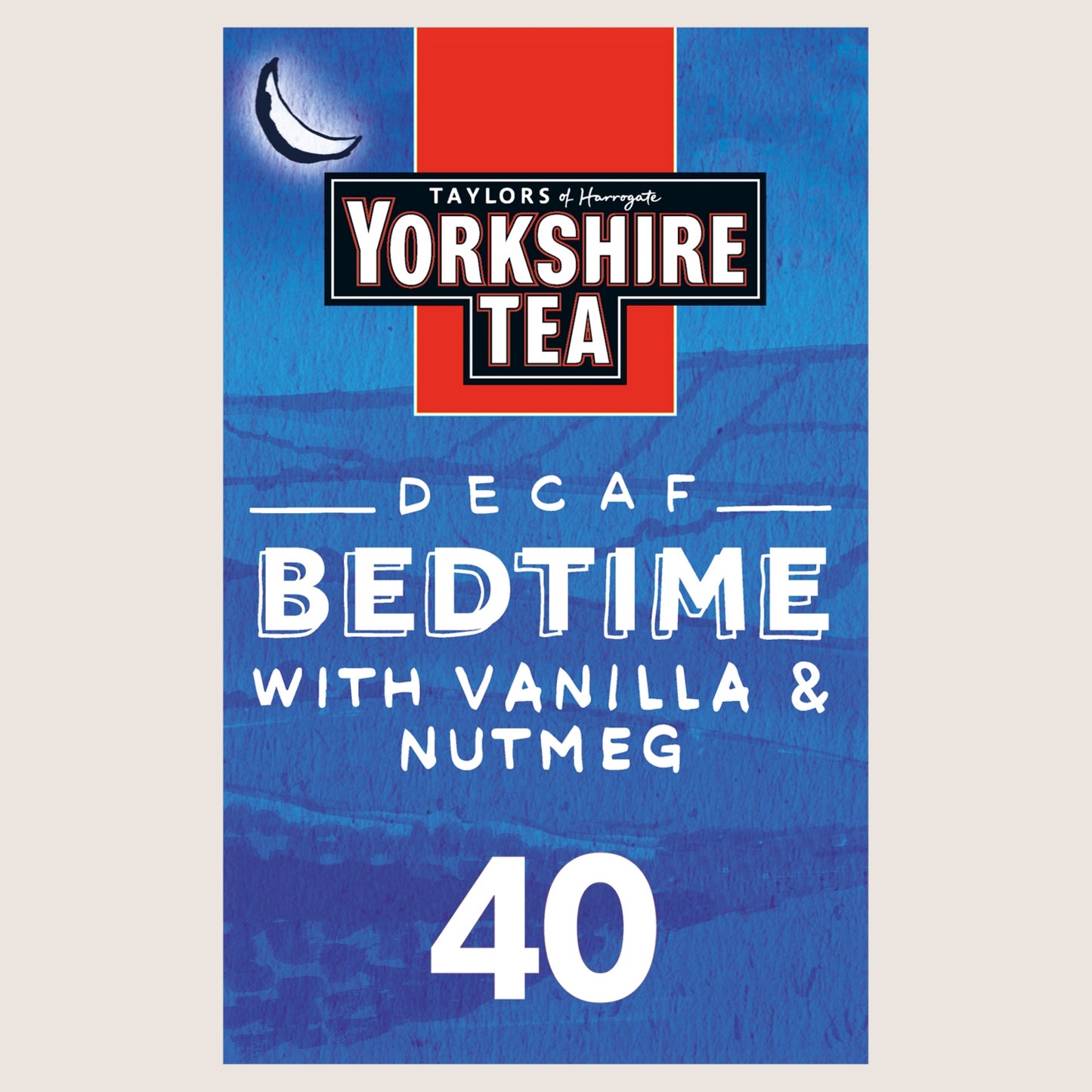 Taylors of Harrogate Yorkshire Tea Decaf Bedtime Brew 40 Tea Bags Decaffeinated 100g