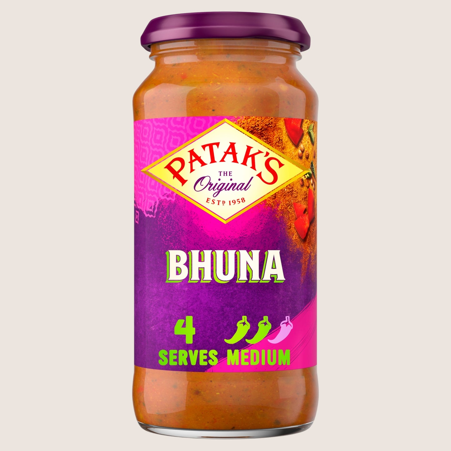 Patak's Bhuna Curry Sauce Gluten Free 450g