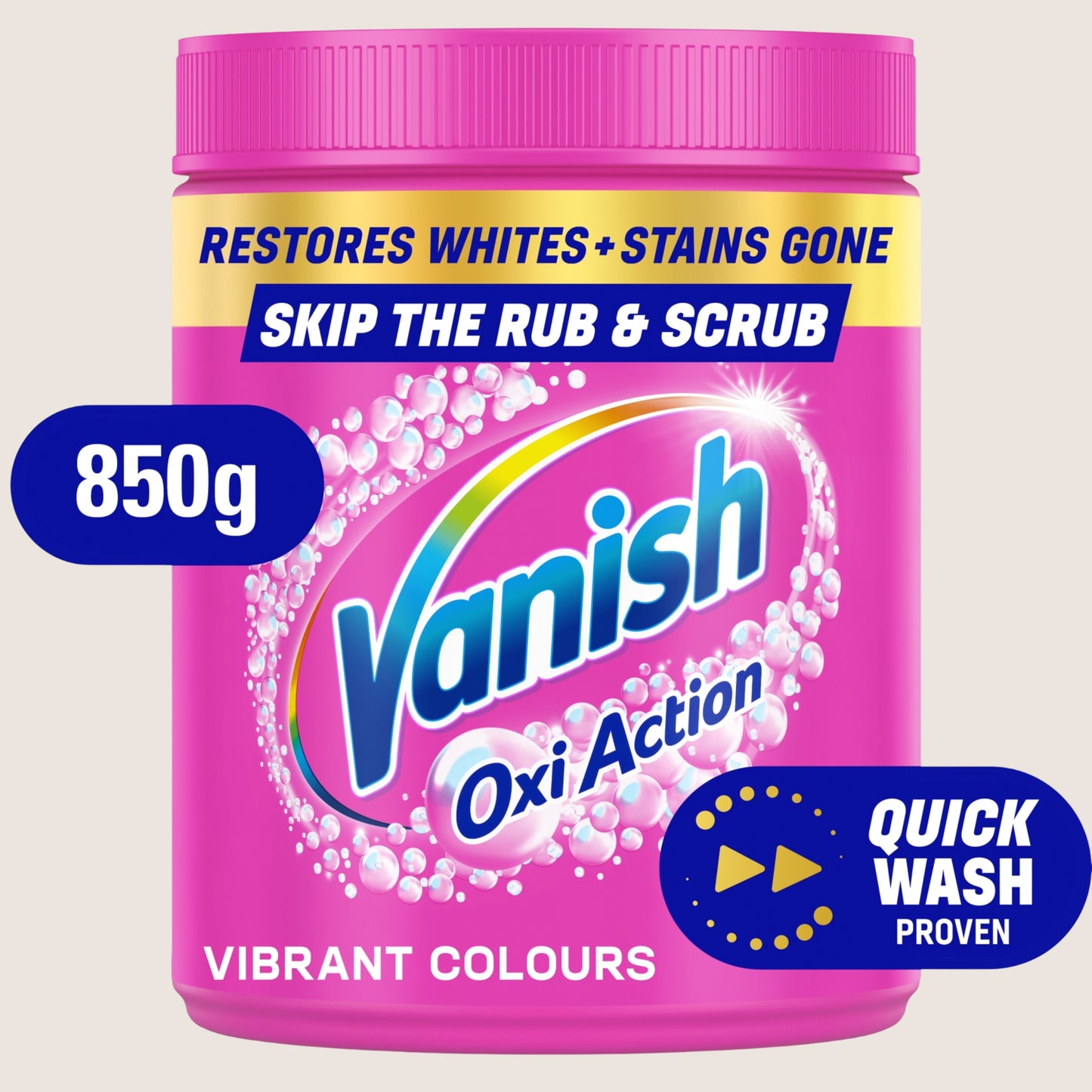 Vanish Gold Oxi Action Stain Remover Powder for clothes Gold 850g