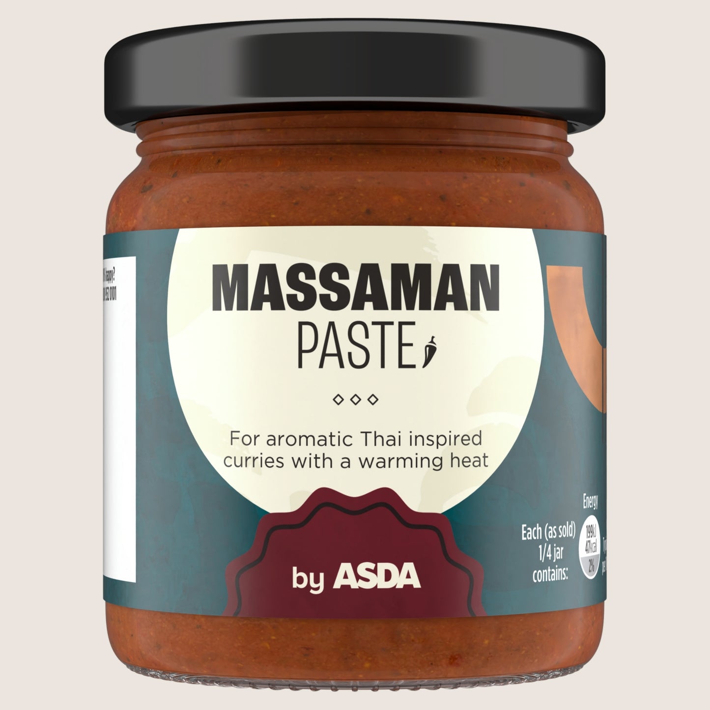 Cook by ASDA Massaman Paste No Artificial Additives 200g