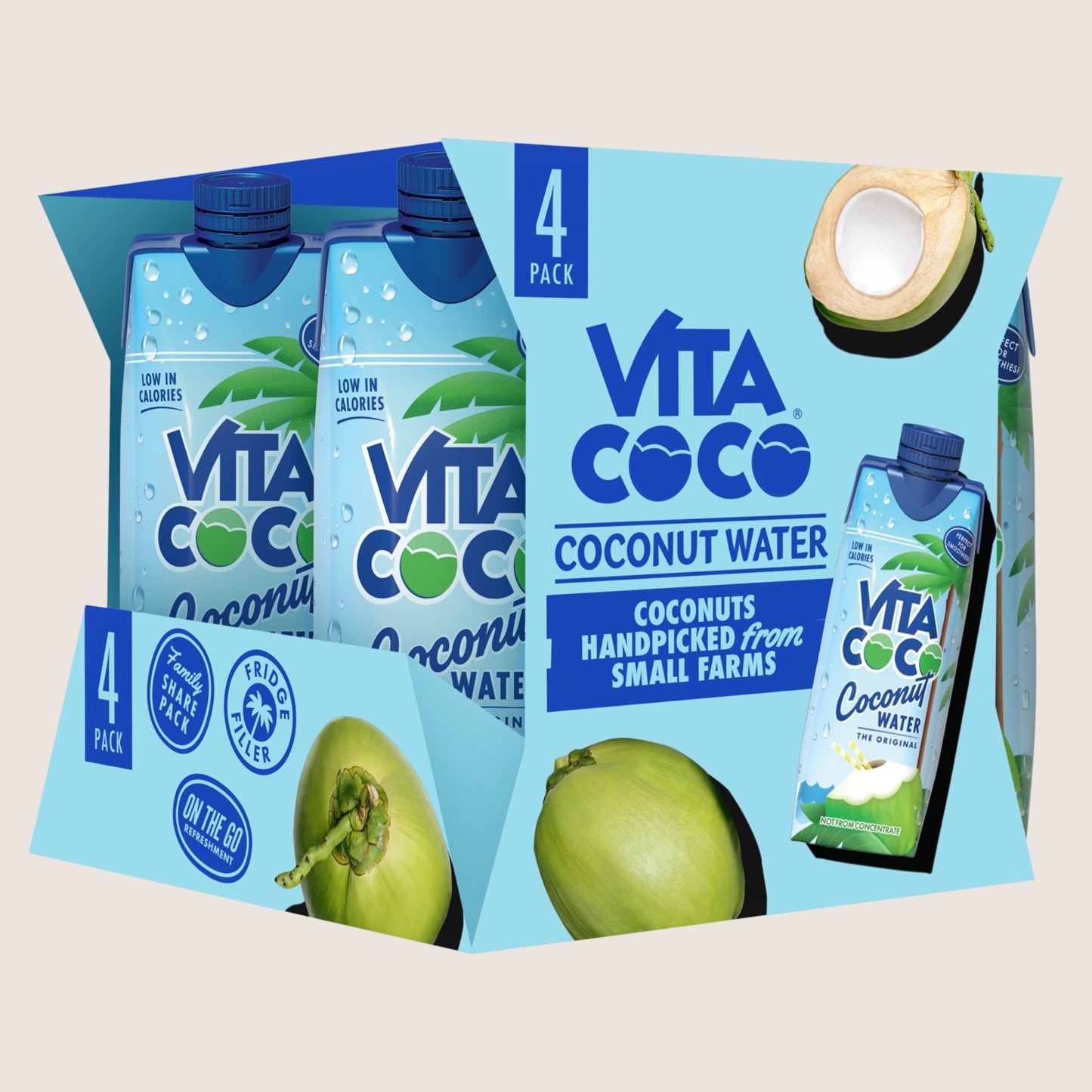 Vita Coco The Original Coconut Water Refreshing 4 x 330ml