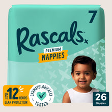 RASCALS Premium Nappies 26 Unisex Nappies 7 17+ kg Gentle Formula