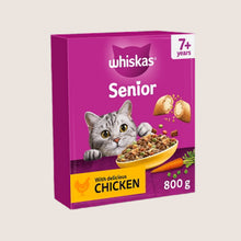 Whiskas Senior 7+ Dry CHICKEN Cat Food Senior Formula 800g