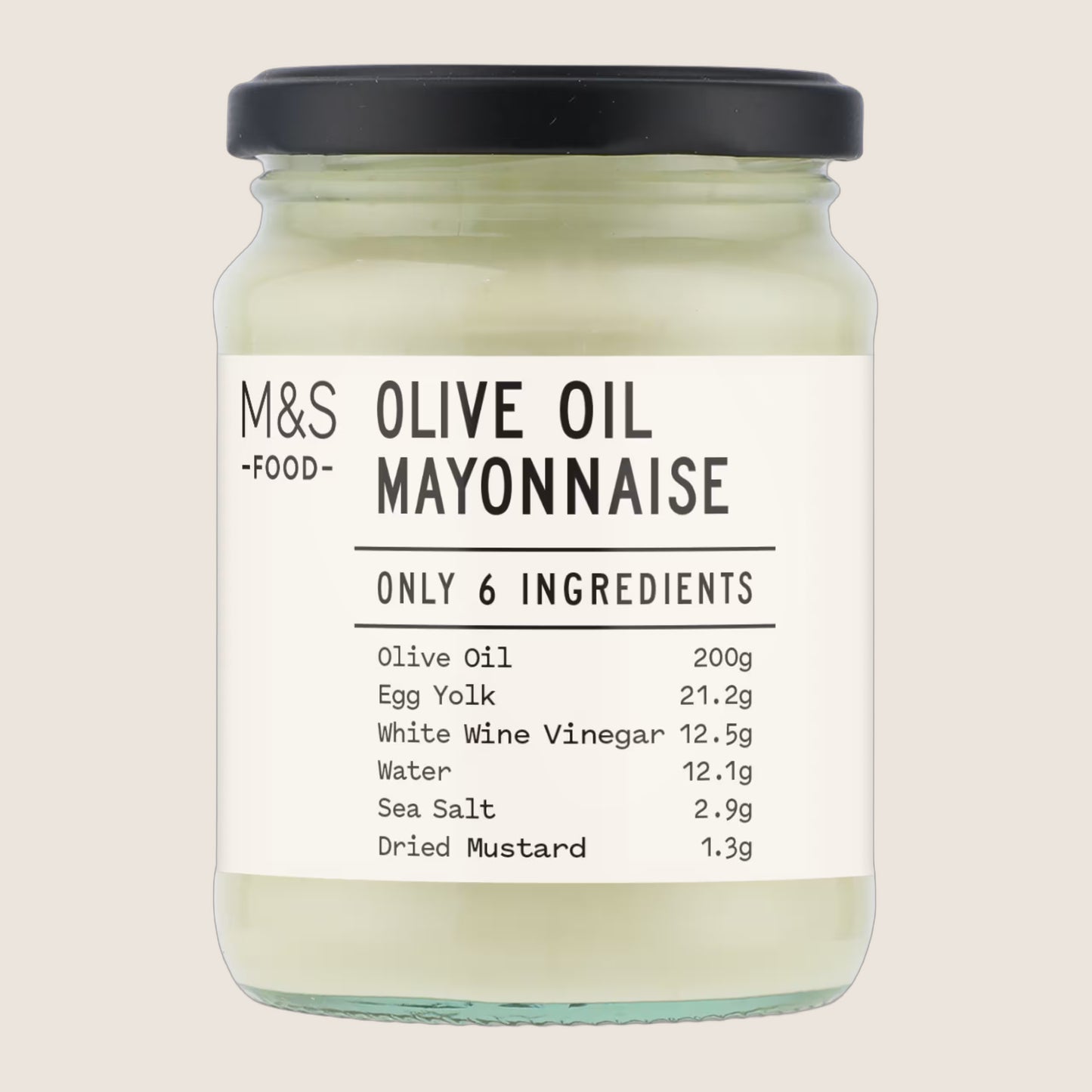 M&S Only 6 Ingredients Olive Oil Mayonnaise 250 g