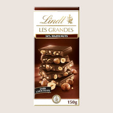 Lindt Les Grandes Dark Chocolate Hazelnut Bar 150g