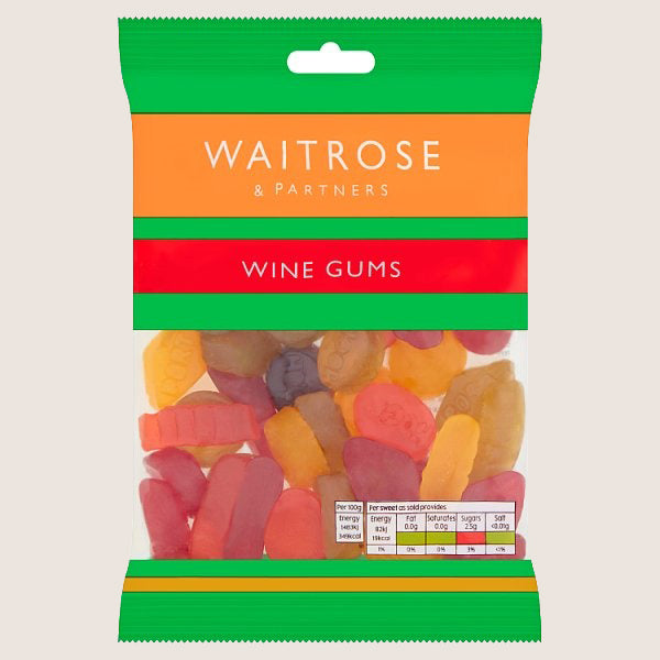 Waitrose Wine Gums Quality Choice 200G