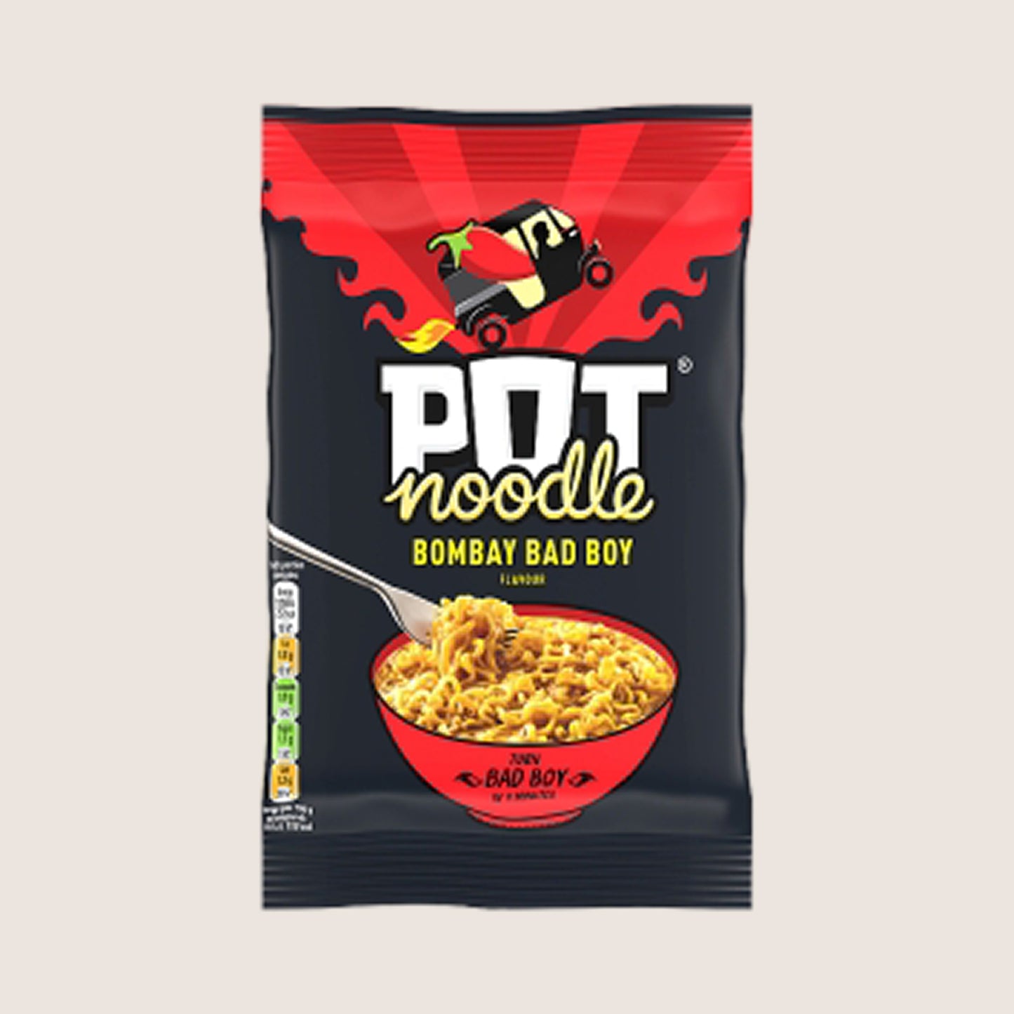 Pot Noodle Bombay Bad Boy Instant Noodles Block Vegan Friendly 115 g