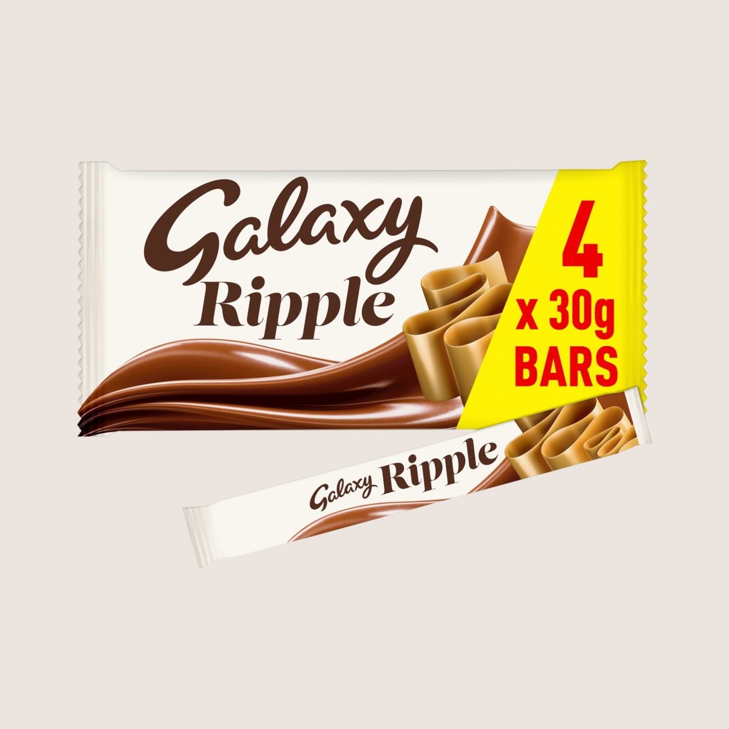 Galaxy Ripple Chocolate Bars 4 Pack 4 x 30g