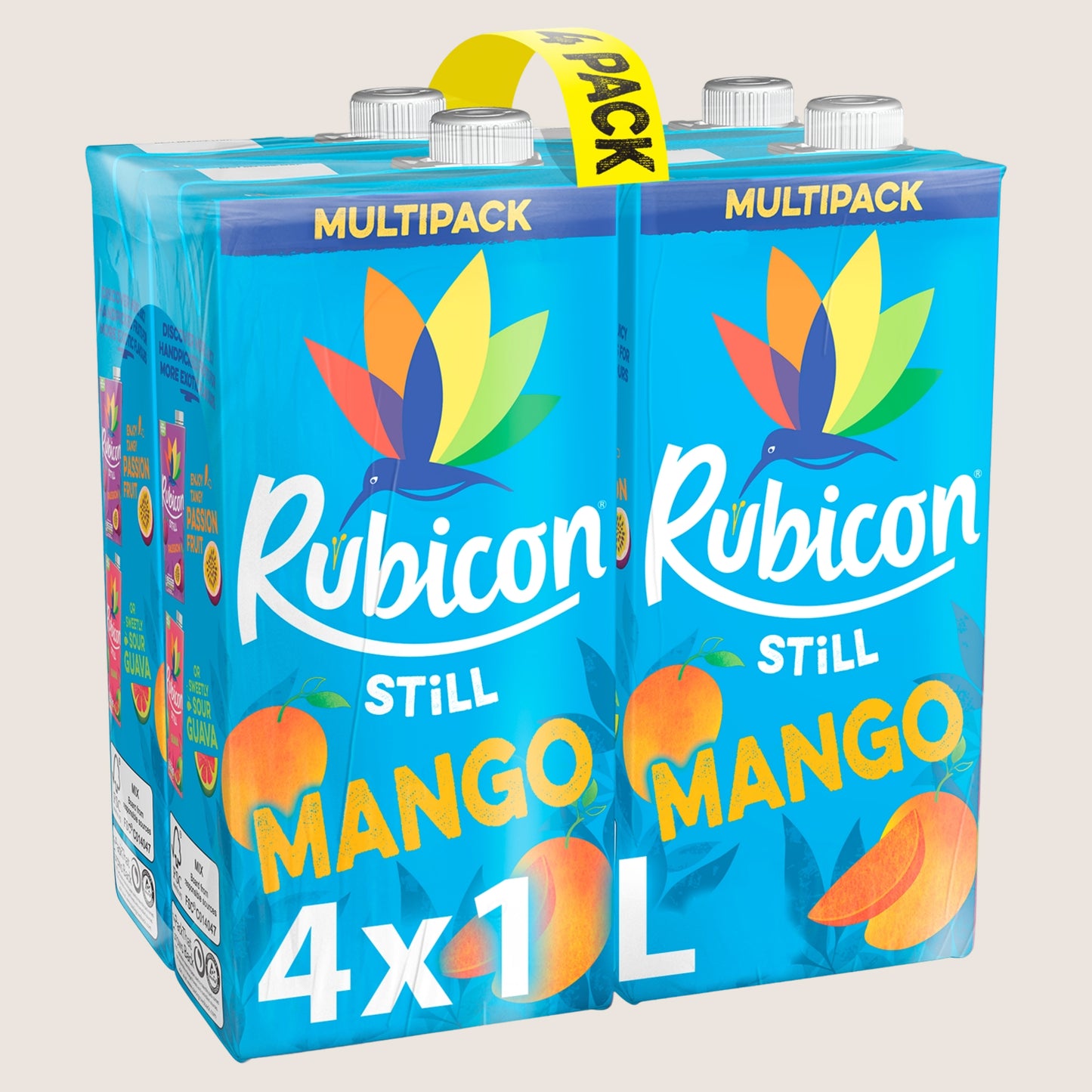 Rubicon Still Mango Fruit Juice Drink Carton Refreshing 4x1L