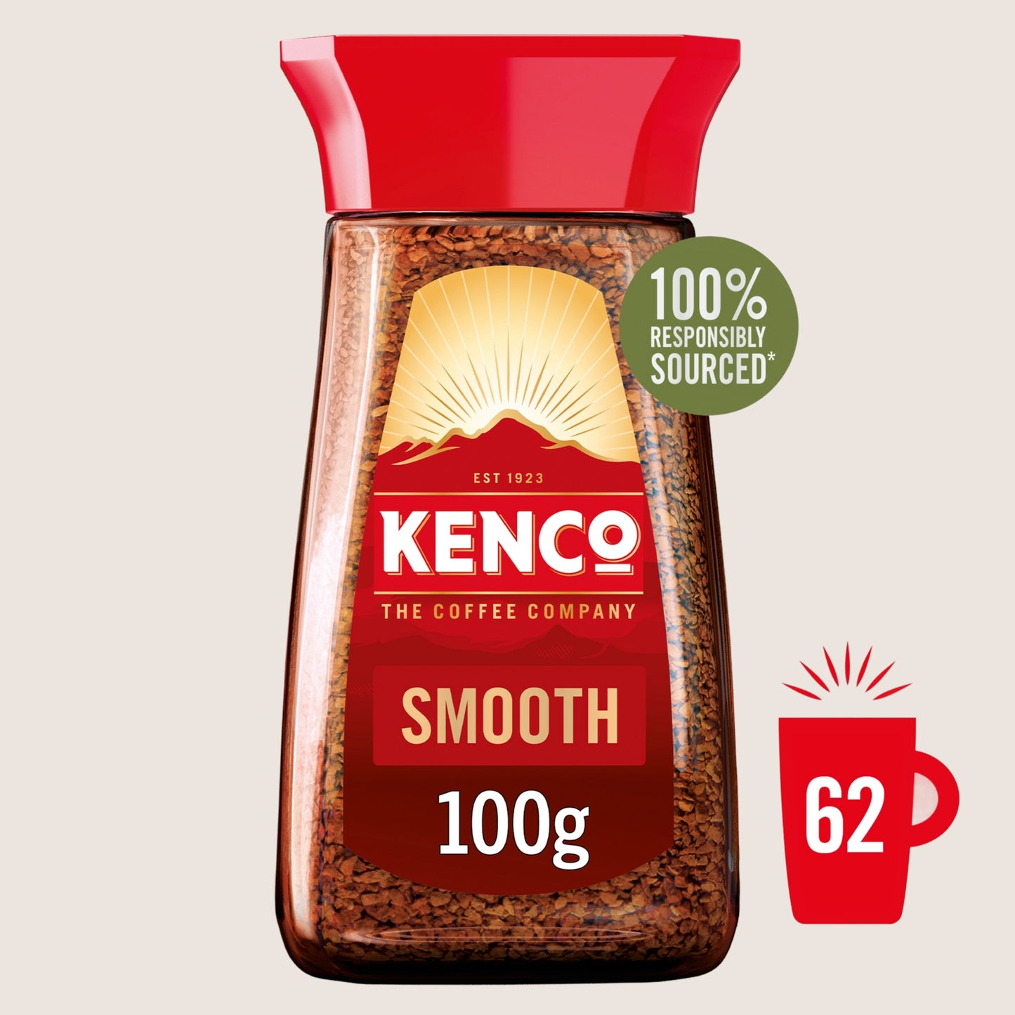 Kenco Smooth Instant Coffee Smooth Blend 100g
