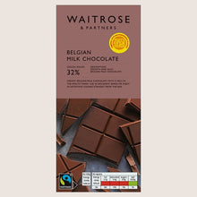 Waitrose Belgian Milk Chocolate Pure Indulgence 180G