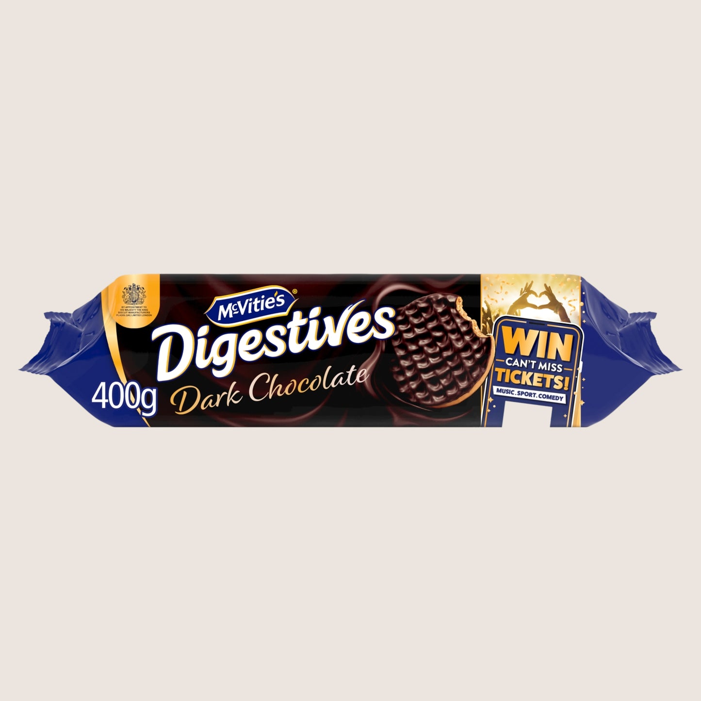 McVitie's Dark Chocolate Digestive Biscuits Dark Chocolate 400g