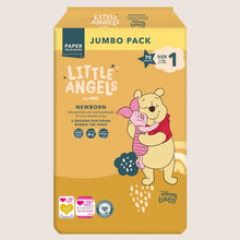 LITTLE ANGELS by ASDA Newborn Disney Size 1 2- Jumbo Pack Suitable from Birth 70 Nappie 5 kg