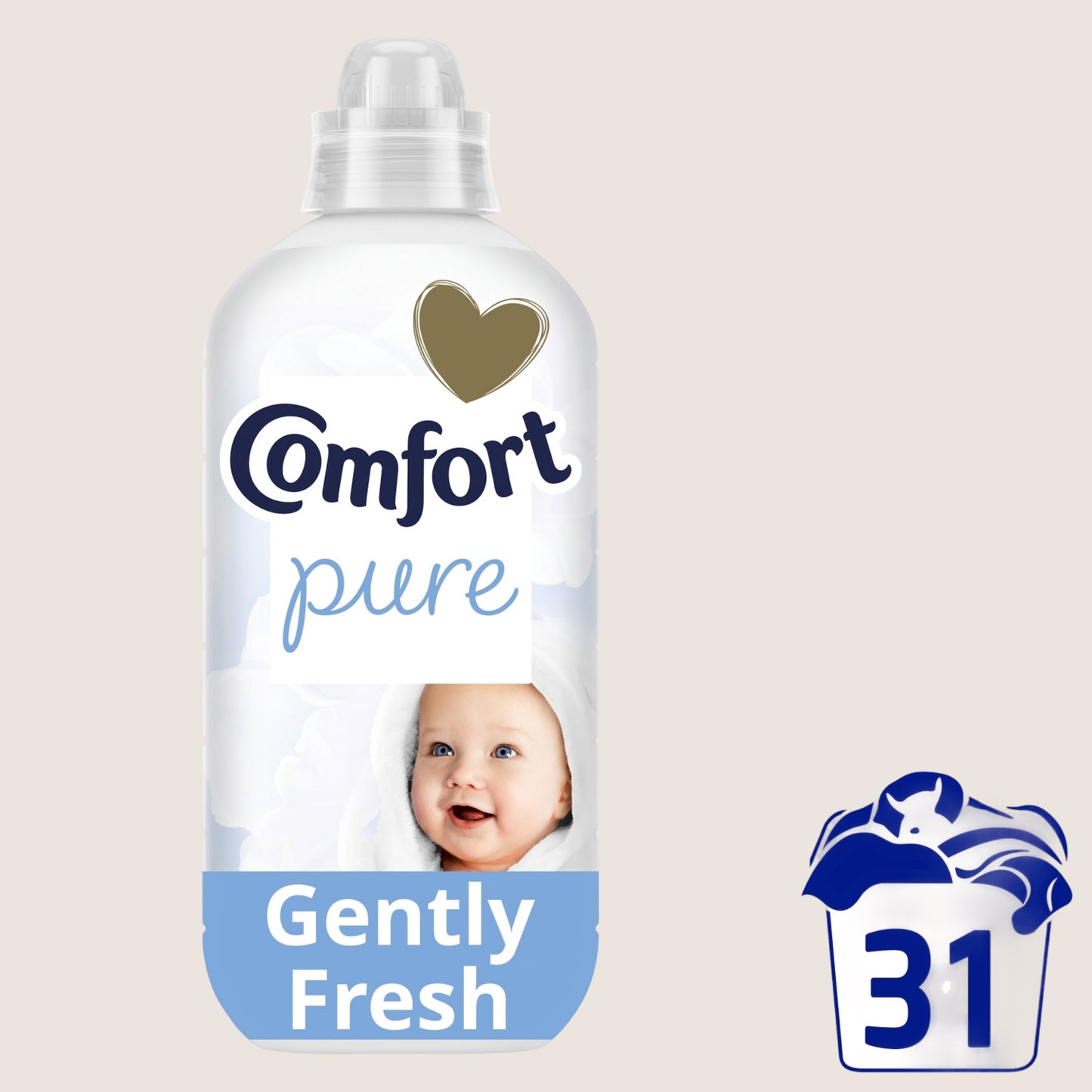 Comfort Fabric Conditioner Pure () 31 Washes 930 ml