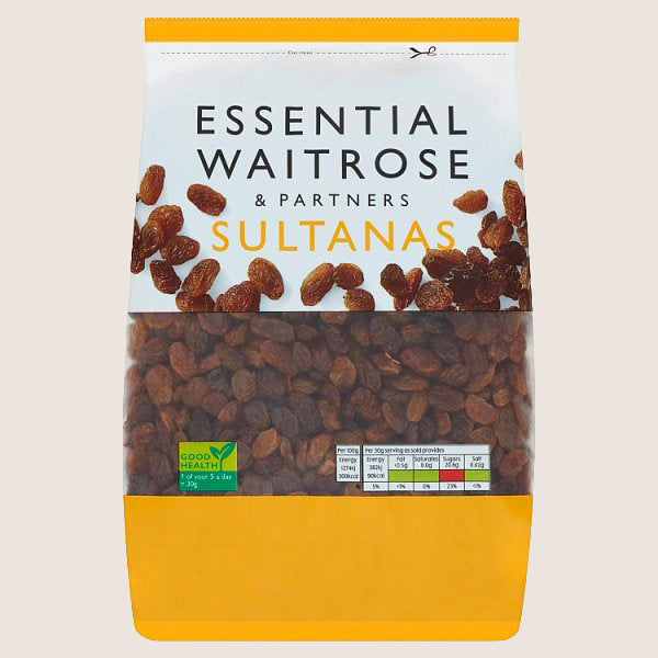 Waitrose Sultanas Quality Choice 1KG
