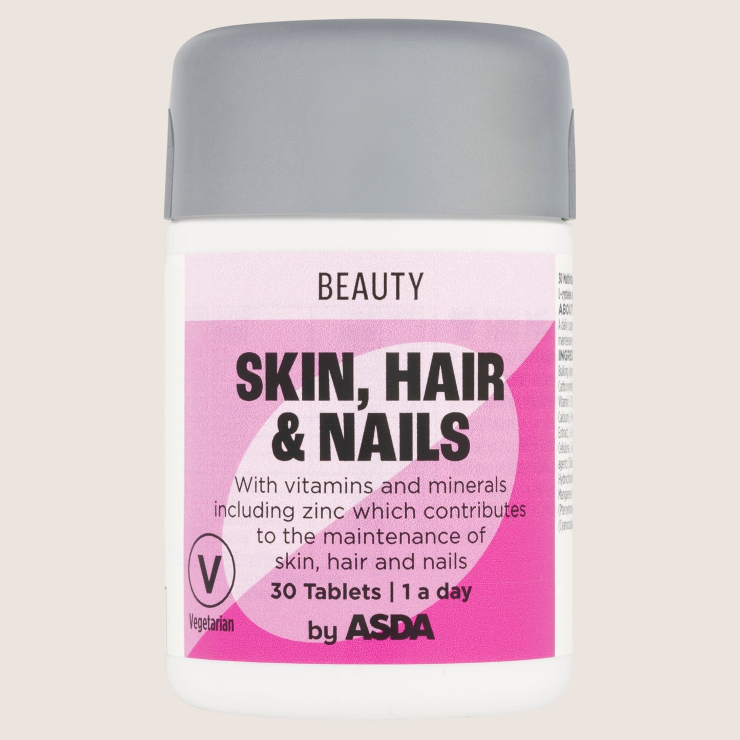 ASDA Beauty 1 a day Skin, Hair & Nails 30 Tablets