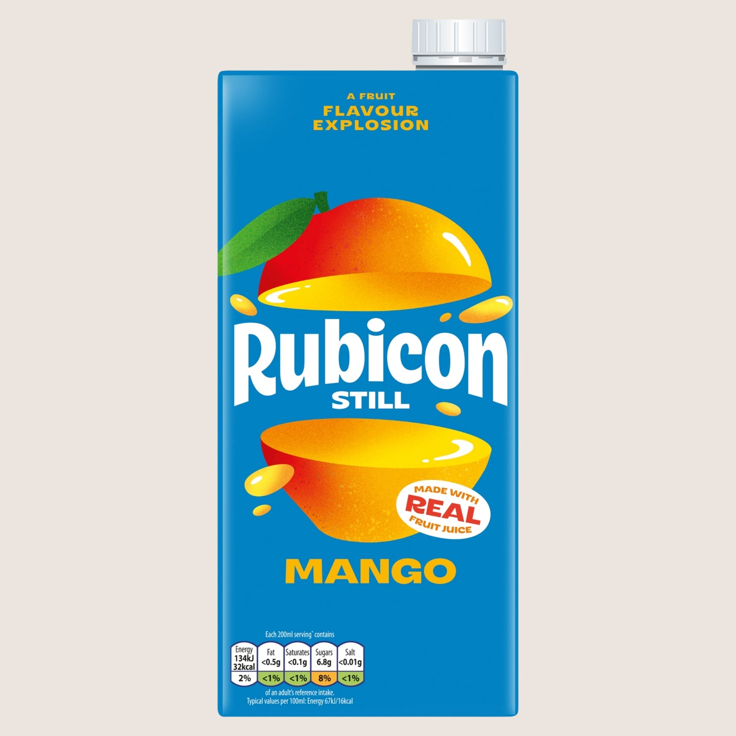 Rubicon Still Mango Fruit Juice Drink Carton Refreshing 1L