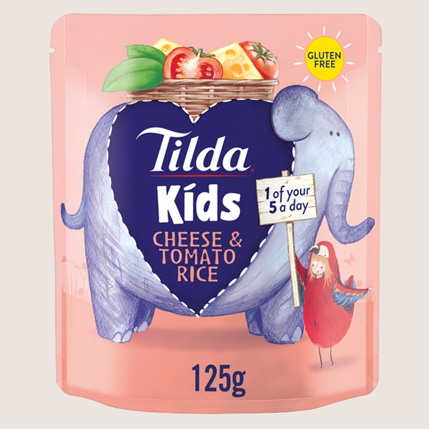 Tilda Kids Cheese & Tomato Rice Gentle Formula 125g