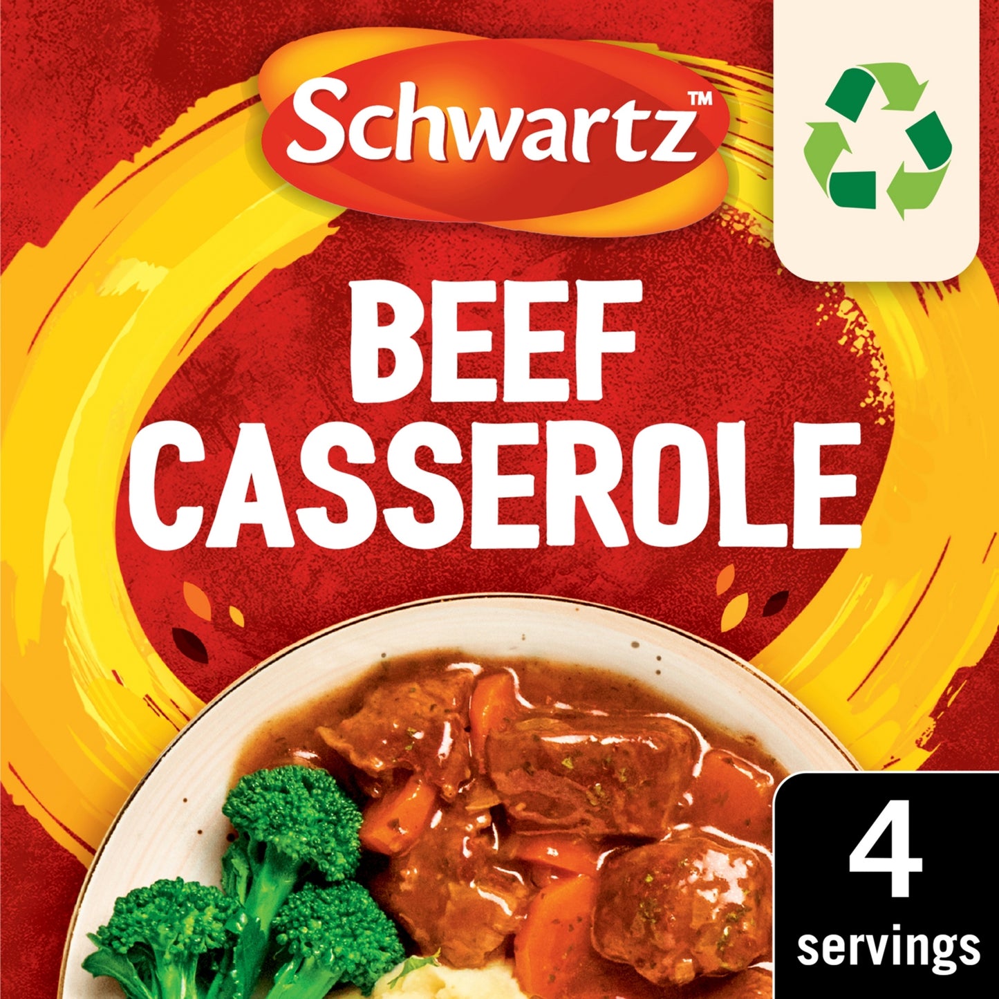 Schwartz Beef Casserole Recipe Mix No Artificial Additives 38g