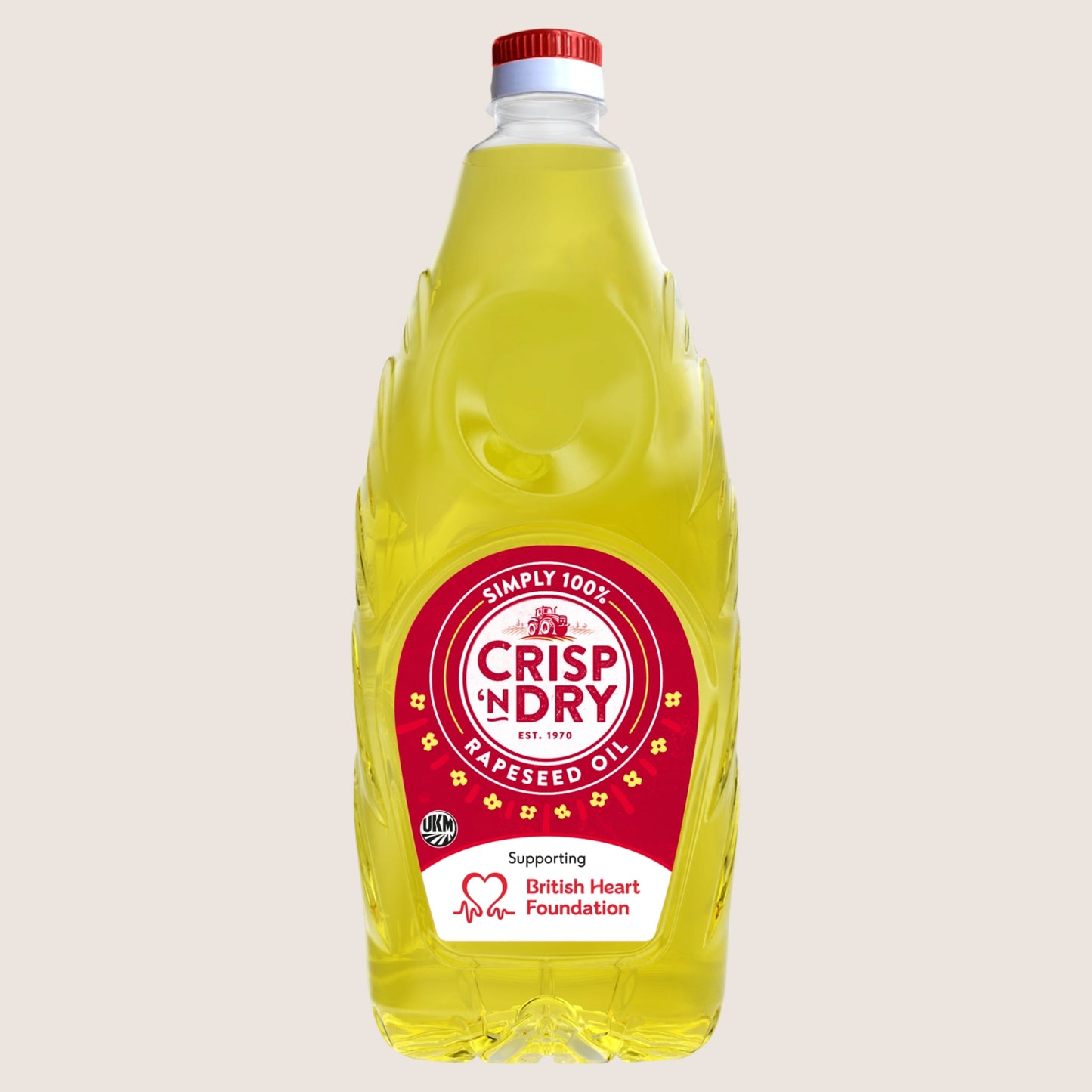 Crisp 'N Dry Vegetable Oil 100% Rapeseed Kosher Certified 2L