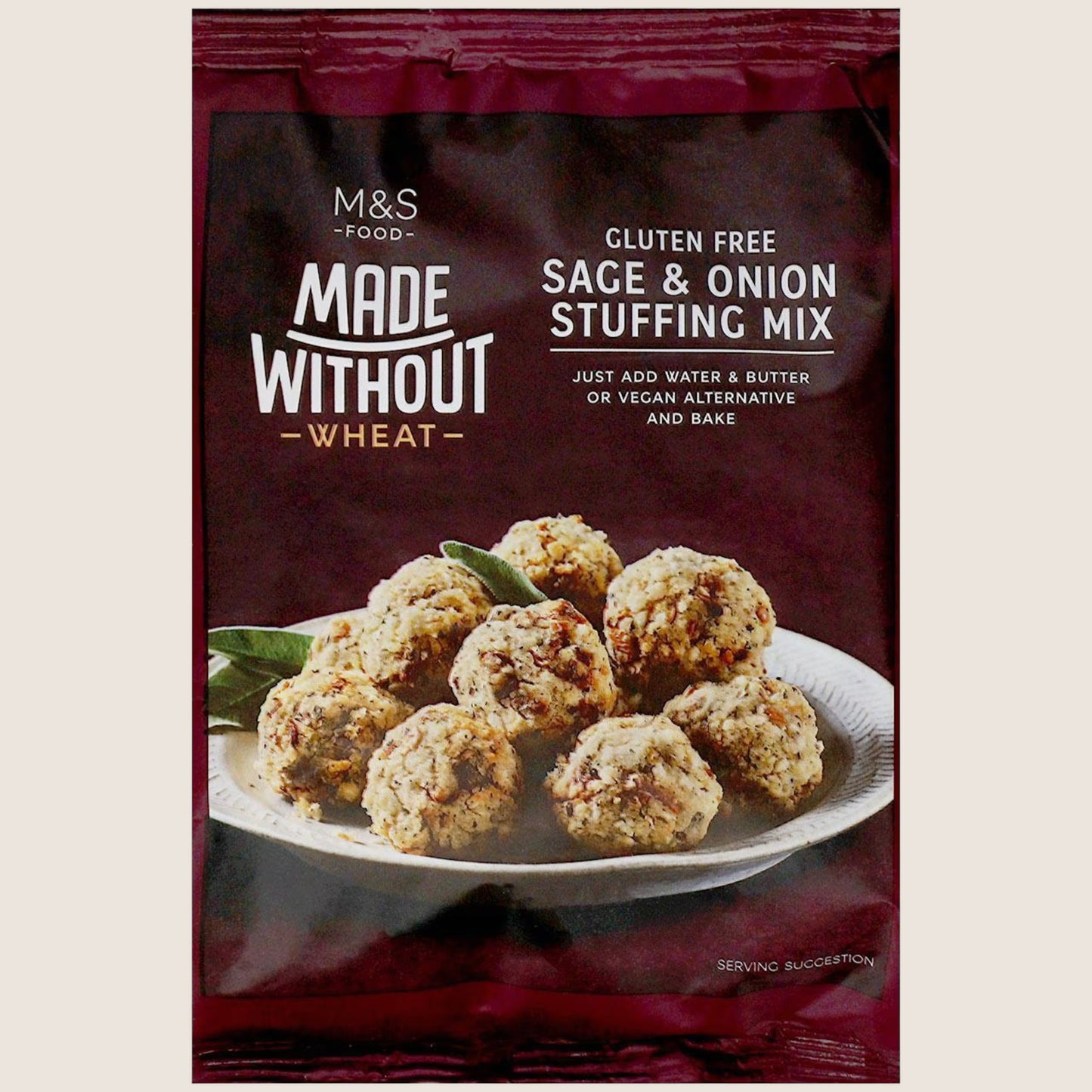M&S Made Without Wheat Sage & Onion Stuffing Mix 125 g