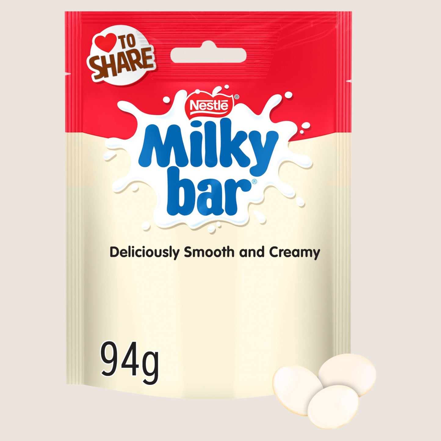 Milkybar Giant Buttons White Chocolate Bag 94g