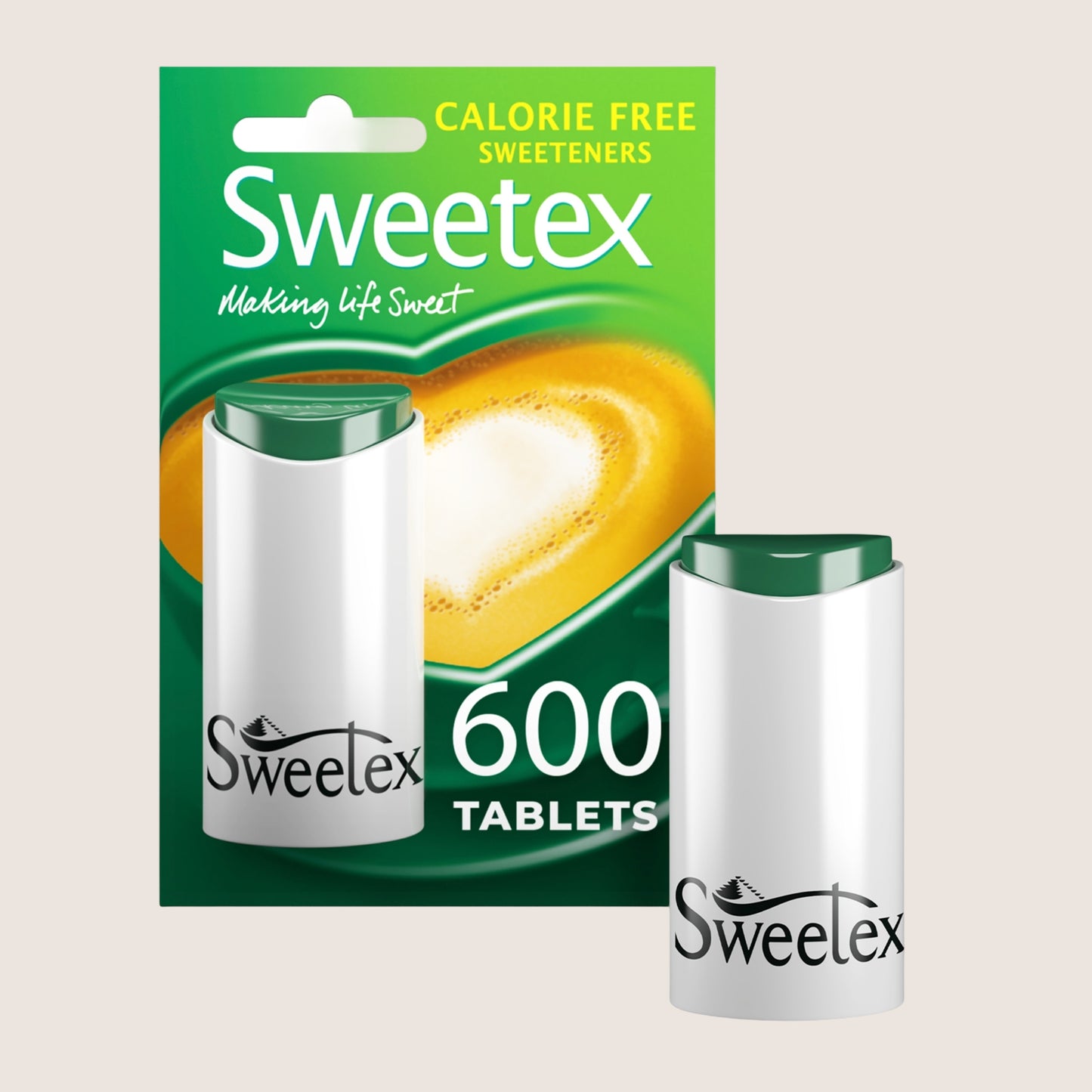 Sweetex Calorie Free Sweeteners 600 Tablets Premium Quality
