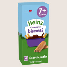 Heinz Chocolate Biscotti Baby Food Snacks Multipack 7+ Months No Artificial Additives 160g