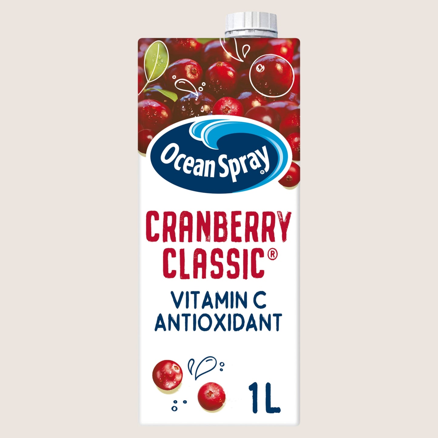 Ocean Spray Cranberry Classic Juice No Artificial Additives 1 Litre