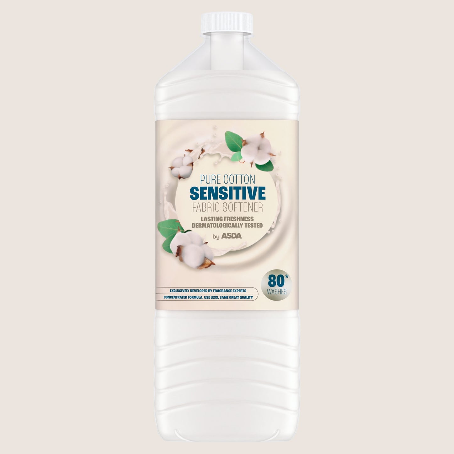 ASDA Pure Cotton Sensitive Fabric Softener 80 Washes
