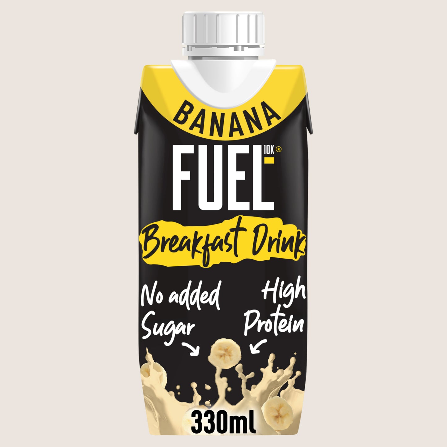 FUEL10K Banana High Protein Milk Breakfast Shake Drink High Protein 330ml