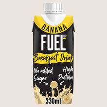 FUEL10K Banana High Protein Milk Breakfast Shake Drink High Protein 330ml