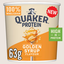 Quaker Oats High Protein Golden Syrup Porridge Pot High Protein 63g