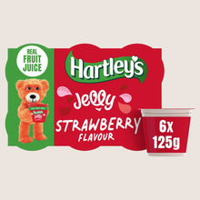 Hartley's Strawberry Flavour Jelly No Artificial Additives 6 x 125g