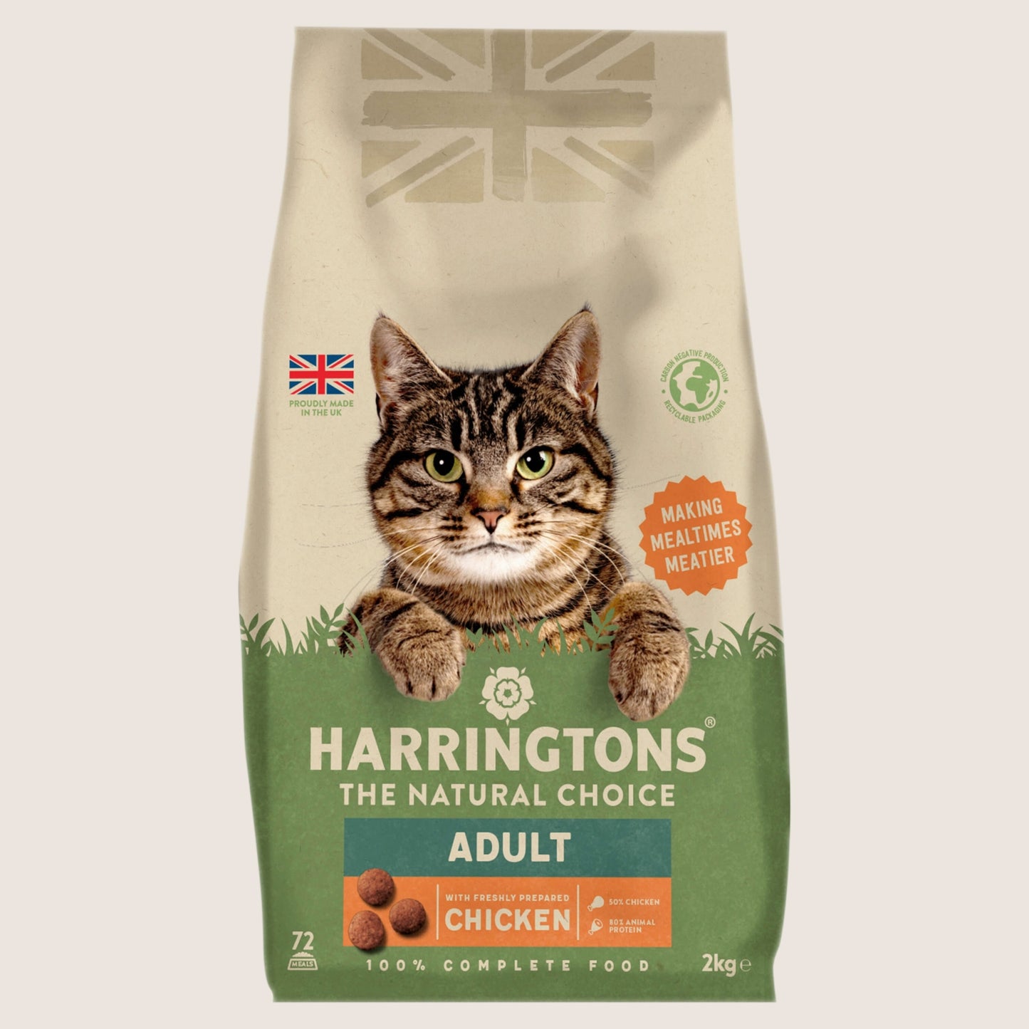 Harringtons Dry Cat Food Chicken Hypoallergenic 2kg