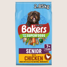 Bakers Superfoods Senior Chicken with Vegetables Dry Dog Food Complete Nutrition 2.85kg