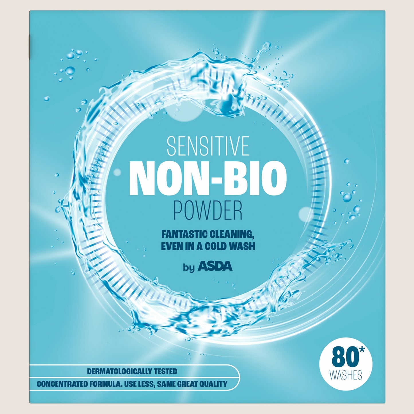 ASDA Sensitive Non-Bio Powder 80 Washes