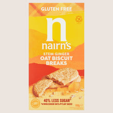 Nairn's Delightfully Intense Stem Ginger Oat Biscuit Breaks Wholegrain Oats 160g