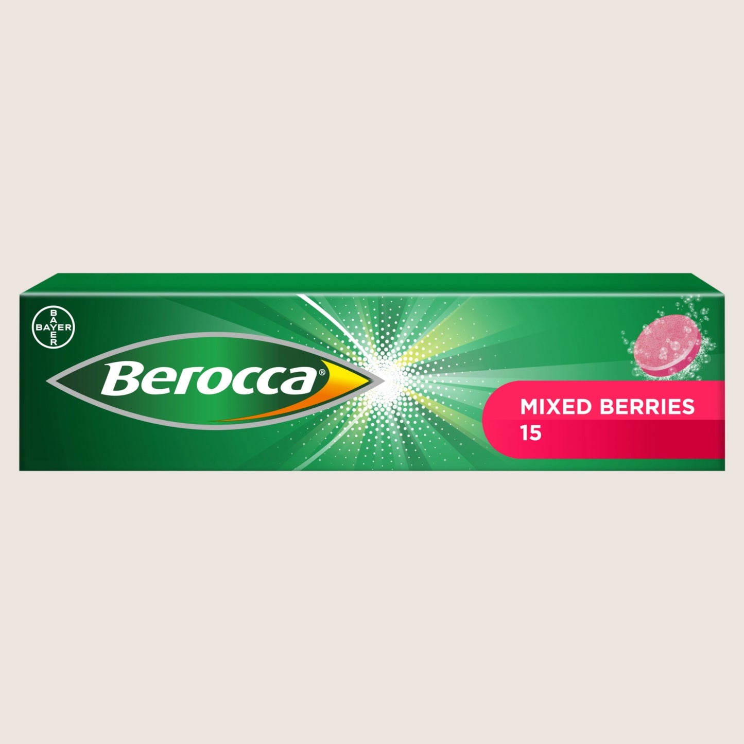 Berocca Energy Release Mixed Berries Flavour 15 Effervescent Tablets