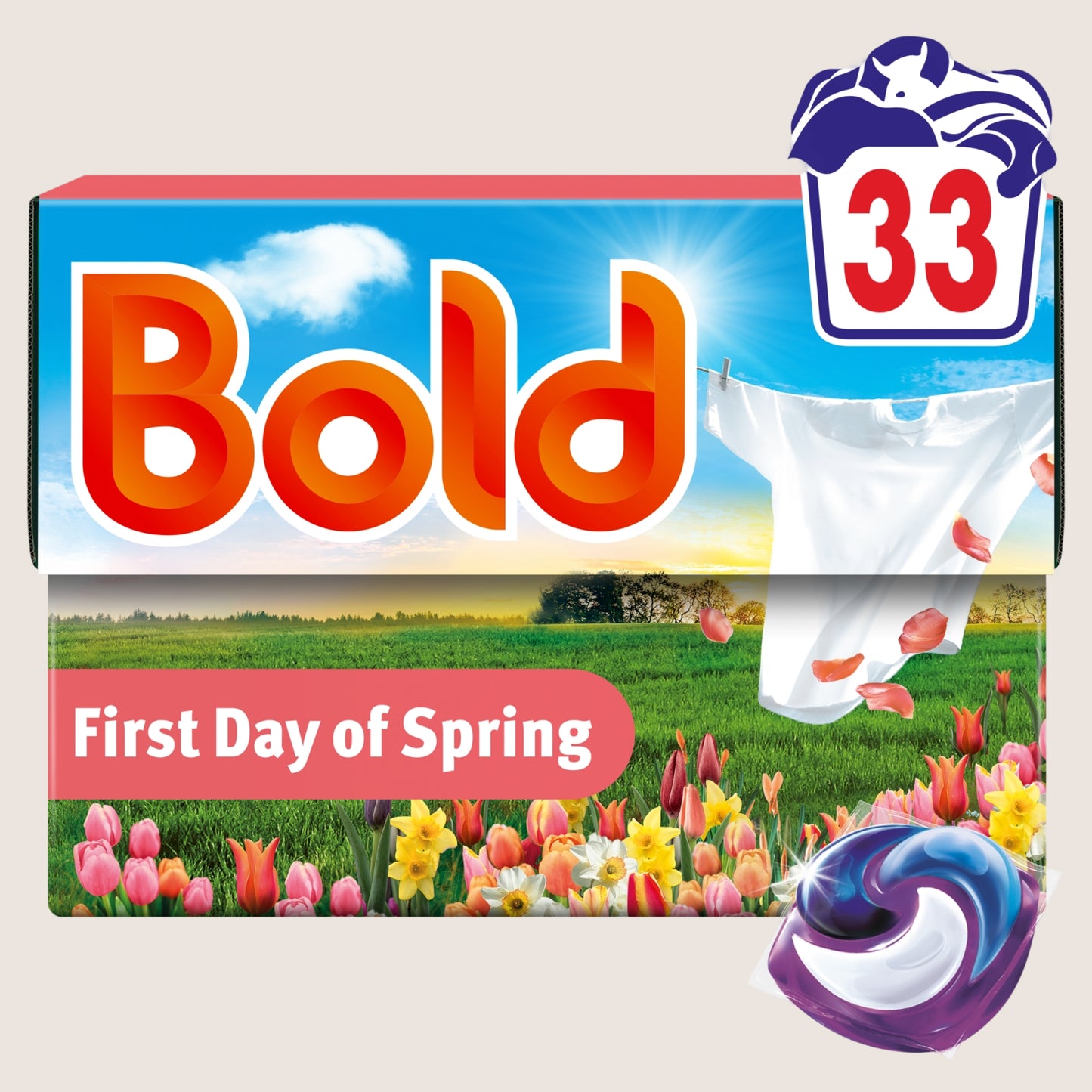 Bold PODS Washing Liquid Capsules 33 Washes