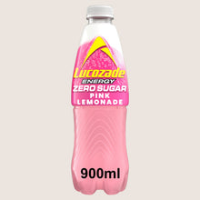 Lucozade Energy Zero Sugar Drink Pink Lemonade 900ml