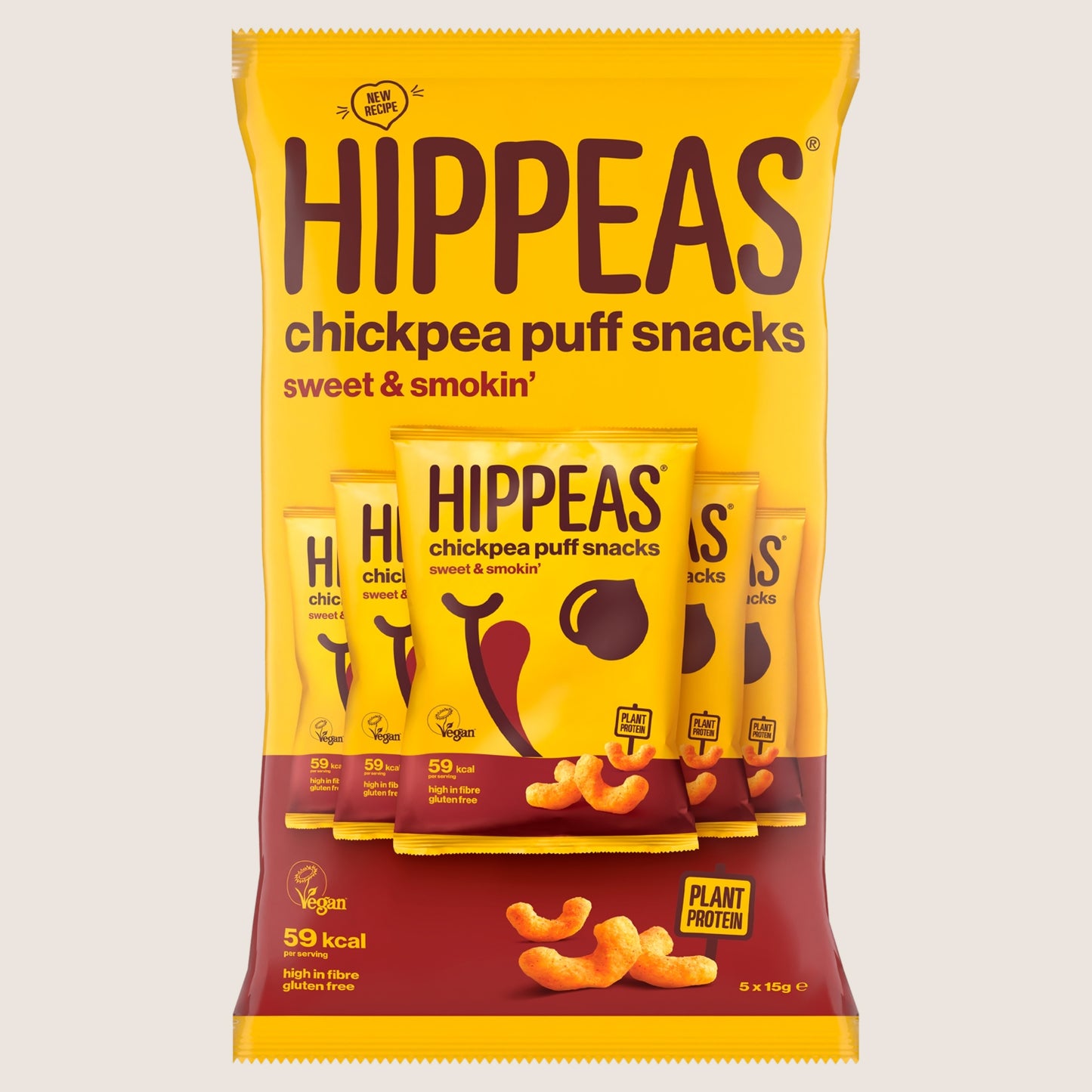 Hippeas Chickpea Puffs Sweet & Smokin' Limited Edition Minions Gluten Free
