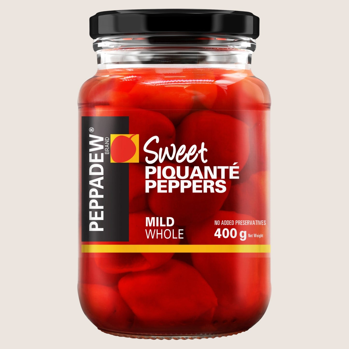 Peppadew Sweet Piquanté Peppers Mild Whole Gluten Free 400g