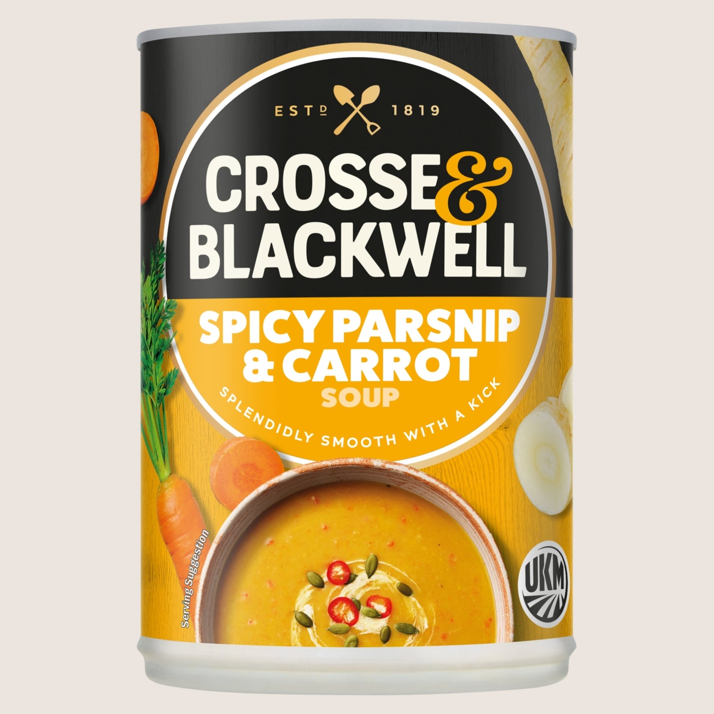Crosse & Blackwell Spicy Parsnip & Carrot Soup No Artificial Additives 400g