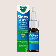 Vicks Sinex Soother Decongestant Nasal Spray For Blocked Nose